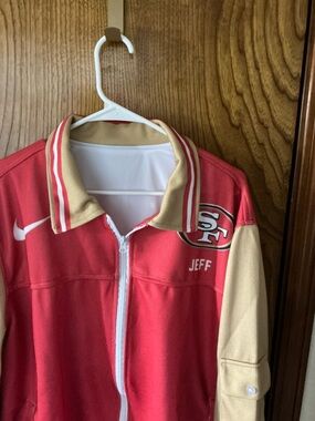 Nike Red & Gold San Francisco Jacket with SF Patch